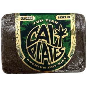 Cali Plates 1kg premium sift hash brick with professional stealth delivery packaging for Australia and New Zealand.